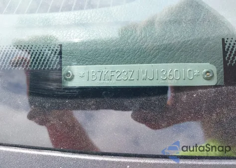 1998 Dodge Ram 2500 St from USA, damaged, VIN 1B7KF23Z1WJ136010